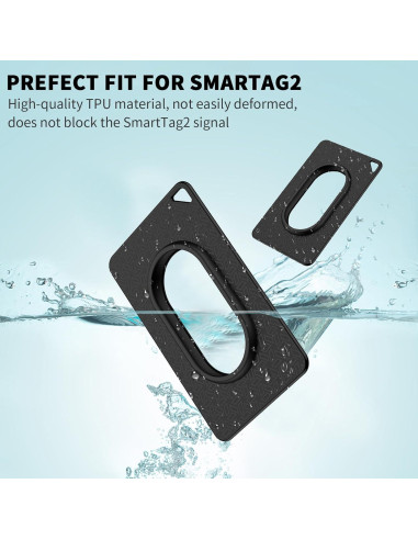 Funda de tarjeta para Galaxy SmartTag2 Wacanc 2 Pcs TPU
