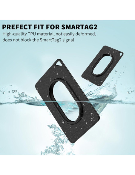 Funda de tarjeta para Galaxy SmartTag2 Wacanc 2 Pcs TPU Funda de tarjeta para Galaxy SmartTag2 Wacanc 2 Pcs TPU
