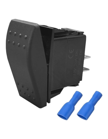 Interruptor Rocker 12V BDZMC SPST Impermeable 20A Interruptor Rocker 12V BDZMC SPST Impermeable 20A