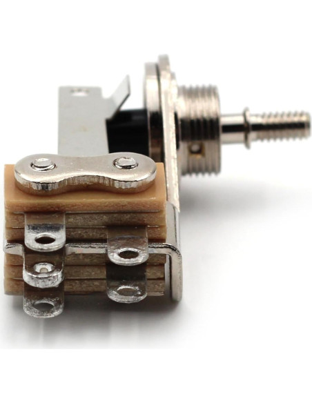 Interruptor de palanca Switchcraft 3 vías negro para guitarra Interruptor de palanca Switchcraft 3 vías negro para guitarra