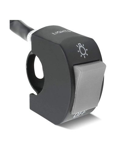 Interruptor de Manillar Mosley para Motocicleta 7/8" Gris