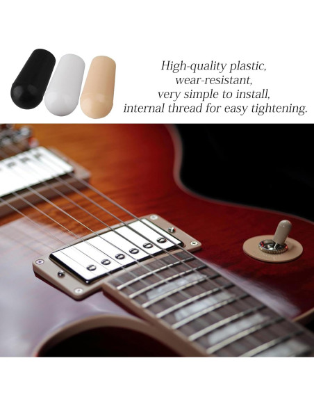 Interruptor de guitarra BQLZR M3.5 30 Puntas Plástico Tricolor Interruptor de guitarra BQLZR M3.5 30 Puntas Plástico Tricolor