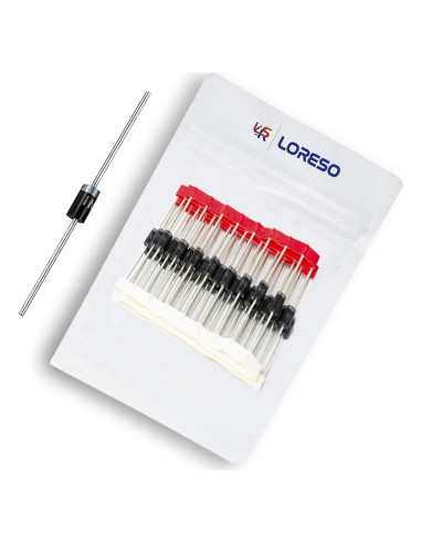 Diodos Rectificadores de Silicona LORESO 1N5404 - Paquete de 50