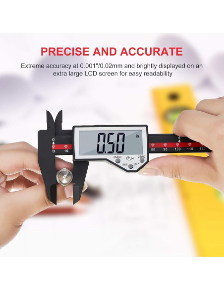 Calibrador Digital Adoric 0-15.24 cm Pantalla LCD IP54 Calibrador Digital Adoric 0-15.24 cm Pantalla LCD IP54