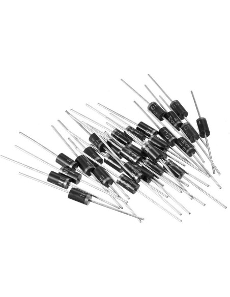 Diodos Rectificadores de Silicona LORESO 1N5404 - Paquete de 50 Diodos Rectificadores de Silicona LORESO 1N5404 - Paquete de 50
