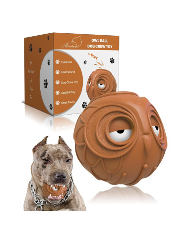 Pelota para Perros Mewlmart Caucho Natural Marrón 8.79 cm
