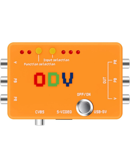 Convertidor AV/S-Video/Componente Mcbazel ODV-II para Consolas Retro Convertidor AV/S-Video/Componente Mcbazel ODV-II para Consolas Retro