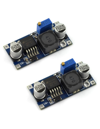 Regulador de Voltaje Variable DZS Elec LM2596 2PCS 3.2V-40V