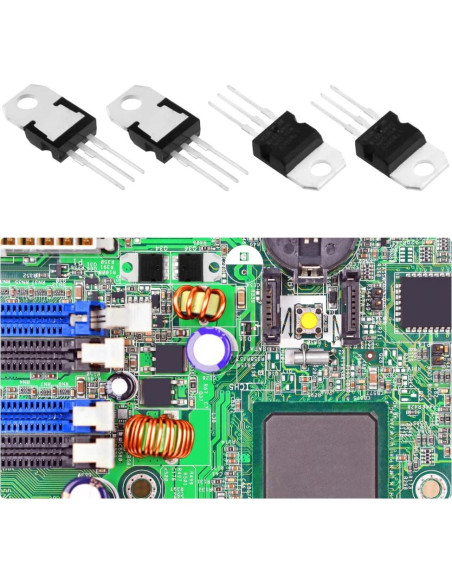 Kit de Transistores Reguladores de Voltaje 70Pcs XLX T0-220 Kit de Transistores Reguladores de Voltaje 70Pcs XLX T0-220