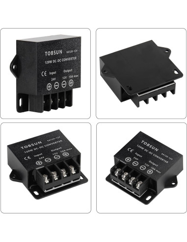 Convertidor de Voltaje 24V a 12V 10A HOMELYLIFE Regulador