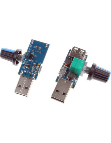 Controlador de Velocidad Sin Escalas USB NOYITO 5V (Paquete de 2)