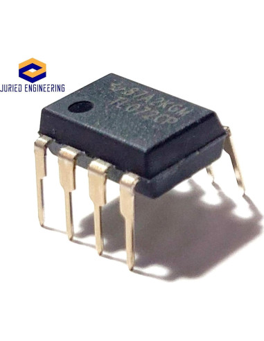 Amplificador Operacional TL072CP JFET Bajo Ruido DIP-8 (Paquete de 5)
