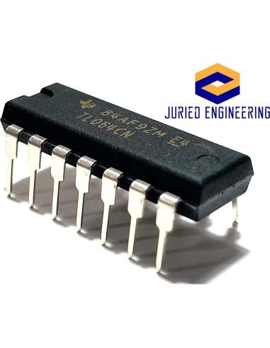 Amplificador Operacional TL064CN JFET Bajo Consumo - Paquete de 5
