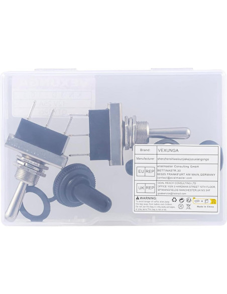 Interruptor de Palanca VEXUNGA KN3D-103 12V 25A Impermeable Interruptor de Palanca VEXUNGA KN3D-103 12V 25A Impermeable