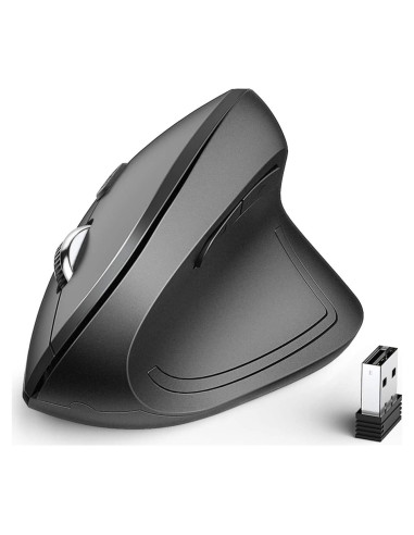 iClever Ratón Ergonómico WM101 Vertical Inalámbrico 4 DPI