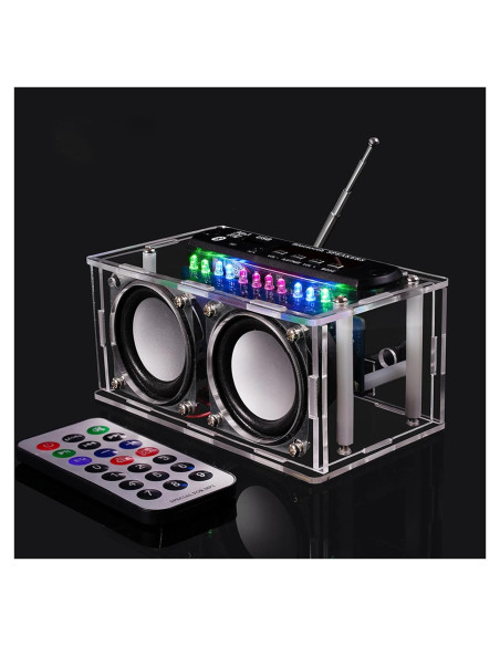 Kit de Soldadura DIY GeekLJT Altavoz Bluetooth y Radio FM Kit de Soldadura DIY GeekLJT Altavoz Bluetooth y Radio FM