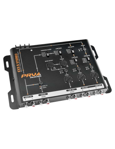 Crossover Electrónico PRV Audio EX3.5 Estéreo 2/3 Vías RCA