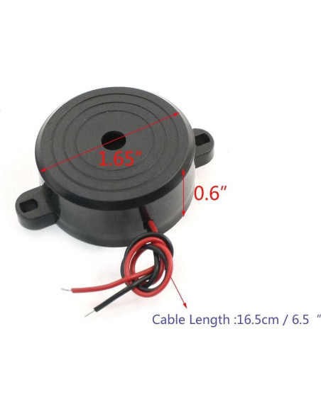 Bocina de Alarma Electrónica RUIAN HYD-4218 90dB 9-15V CC 5 Pcs Bocina de Alarma Electrónica RUIAN HYD-4218 90dB 9-15V CC 5 Pcs