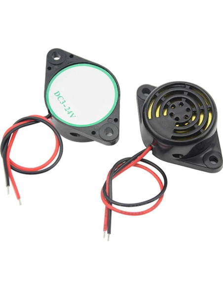 Zumbador Electrónico de Alarma WMYCONGCONG 5 Pcs DC 3-24V Zumbador Electrónico de Alarma WMYCONGCONG 5 Pcs DC 3-24V
