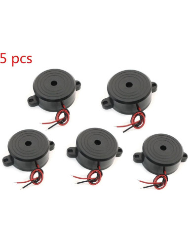 Bocina de Alarma Electrónica RUIAN HYD-4218 90dB 9-15V CC 5 Pcs