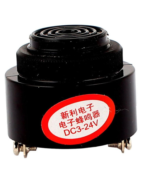 Alarma Piezoeléctrica uxcell DC 3-24V 85dB Beep Continuo Alarma Piezoeléctrica uxcell DC 3-24V 85dB Beep Continuo