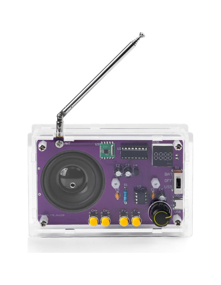 Kit de Soldadura de Radio FM LEPANDA XP-ShouYJ-01 con Altavoz Kit de Soldadura de Radio FM LEPANDA XP-ShouYJ-01 con Altavoz