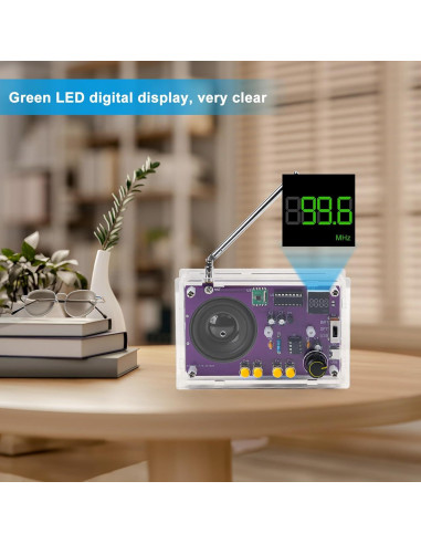 Kit de Soldadura de Radio FM LEPANDA XP-ShouYJ-01 con Altavoz