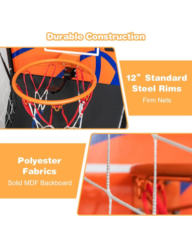 Juego de Baloncesto Electrónico Plegable Giantex con Marcador