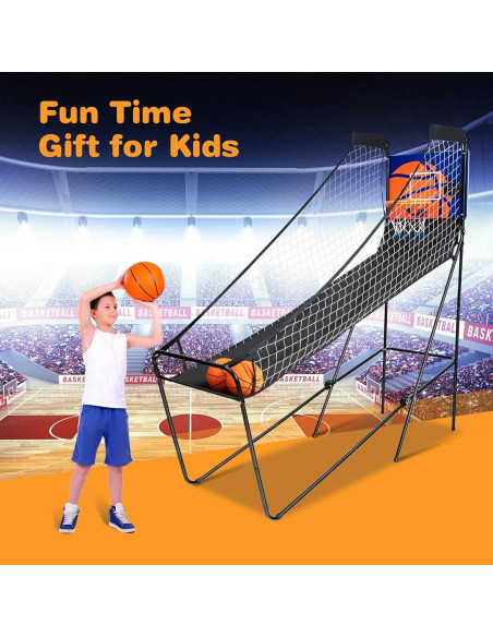 Juego de Baloncesto Electrónico Plegable Giantex con Marcador Juego de Baloncesto Electrónico Plegable Giantex con Marcador