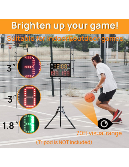 Marcador Electrónico YZ para Baloncesto y Multideportes Marcador Electrónico YZ para Baloncesto y Multideportes