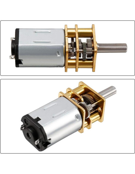 Motor de Engranaje Mini DC Hxchen 6V 150RPM Eje 3mm Metal Motor de Engranaje Mini DC Hxchen 6V 150RPM Eje 3mm Metal
