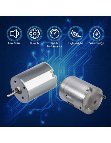 5 Motores Eléctricos DC 3-12V 280 para Juguetes y Proyectos DIY