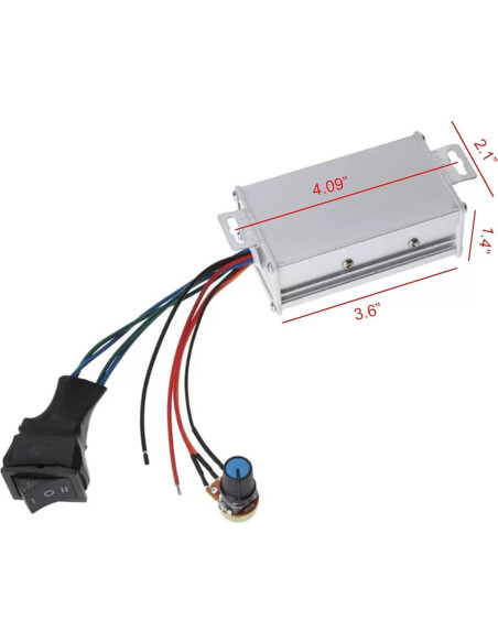 Controlador de Velocidad Motor CC 9-60V 20A 1200W PWM VQP Controlador de Velocidad Motor CC 9-60V 20A 1200W PWM VQP