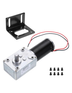 Motor de Engranaje DC 12V MECCANIXITY 200RPM 100kg.cm