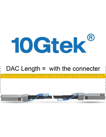 Cable DAC Twinax 10Gtek 1m para Cisco SFP-1GBASE-CU1M y más Cable DAC Twinax 10Gtek 1m para Cisco SFP-1GBASE-CU1M y más