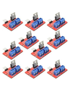 Módulo Controlador MOSFET IRF520 WMYCONGCONG 10 Pcs 24V 5A
