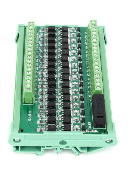 Placa Amplificadora PLC 16 Canales Jectse 12-36V DC Placa Amplificadora PLC 16 Canales Jectse 12-36V DC
