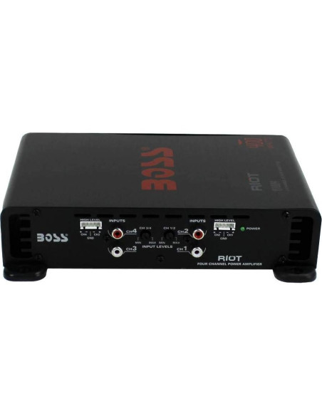 Amplificador de Potencia Boss Audio R1004 400W 4 Canales Amplificador de Potencia Boss Audio R1004 400W 4 Canales