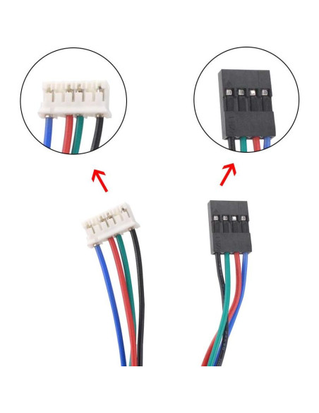 Motor Paso a Paso Nema 17 STEPPERONLINE 1.5A 1.8Nm 39mm Motor Paso a Paso Nema 17 STEPPERONLINE 1.5A 1.8Nm 39mm