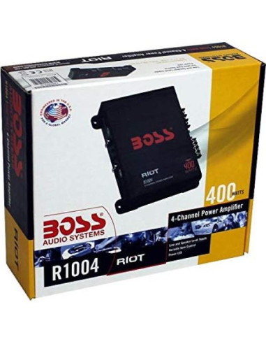 Amplificador de Potencia Boss Audio R1004 400W 4 Canales