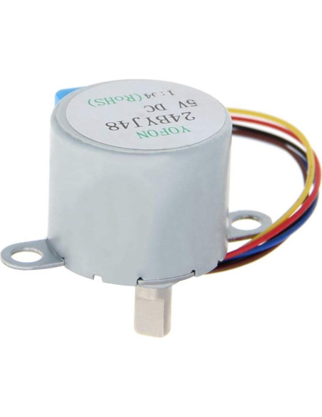 Motor Paso a Paso Reductor Fielect DC 5V 24BYJ48 24mm Motor Paso a Paso Reductor Fielect DC 5V 24BYJ48 24mm