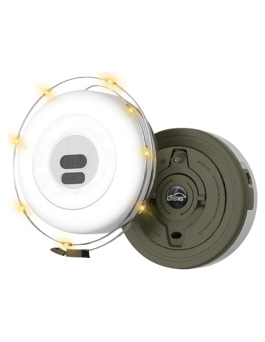 Luz de Cadena DIBMS 10m LED Recargable Impermeable Camping
