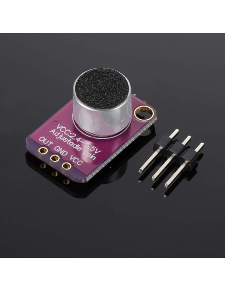 Módulo Amplificador de Micrófono Electret MAX4466 Weewooday Módulo Amplificador de Micrófono Electret MAX4466 Weewooday