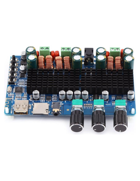 Amplificador Digital 2.1 Canales Hilitand 100W Bluetooth USB Amplificador Digital 2.1 Canales Hilitand 100W Bluetooth USB