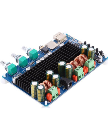 Amplificador Digital 2.1 Canales Hilitand 100W Bluetooth USB