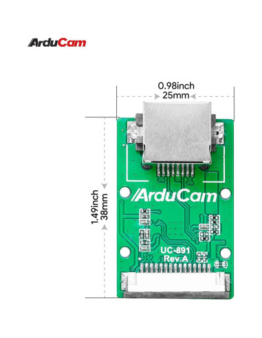 Kit de Extensión de Cable Arducam para Raspberry Pi - 10 Metros