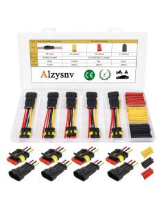 Kit de Conectores Eléctricos Automotrices 3 Pines Alzysnv IP67