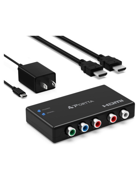 Convertidor de Componente a HDMI Portta PETRH 1080p 60Hz Convertidor de Componente a HDMI Portta PETRH 1080p 60Hz