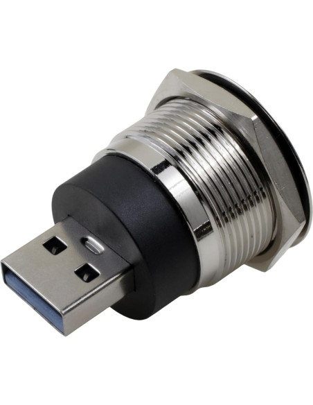 Adaptador USB 3.0 Macho a Hembra YiKaiEn, Impermeable y Duradero Adaptador USB 3.0 Macho a Hembra YiKaiEn, Impermeable y Duradero