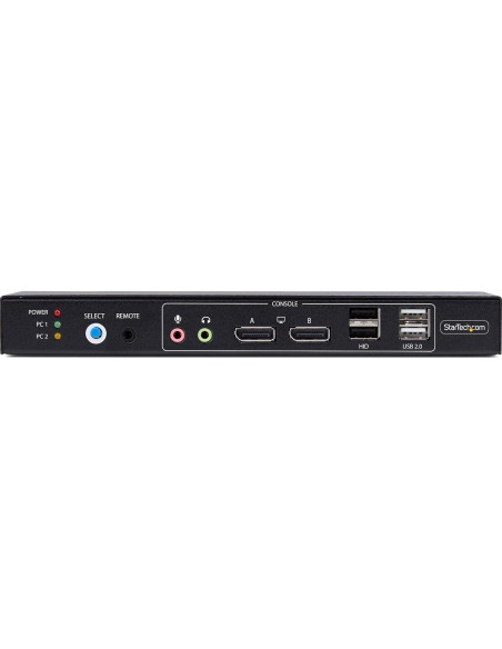 Interruptor KVM Doble Monitor StarTech P2ADD121D, 4K 60Hz Interruptor KVM Doble Monitor StarTech P2ADD121D, 4K 60Hz